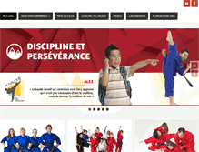 Tablet Screenshot of karatesportif.com
